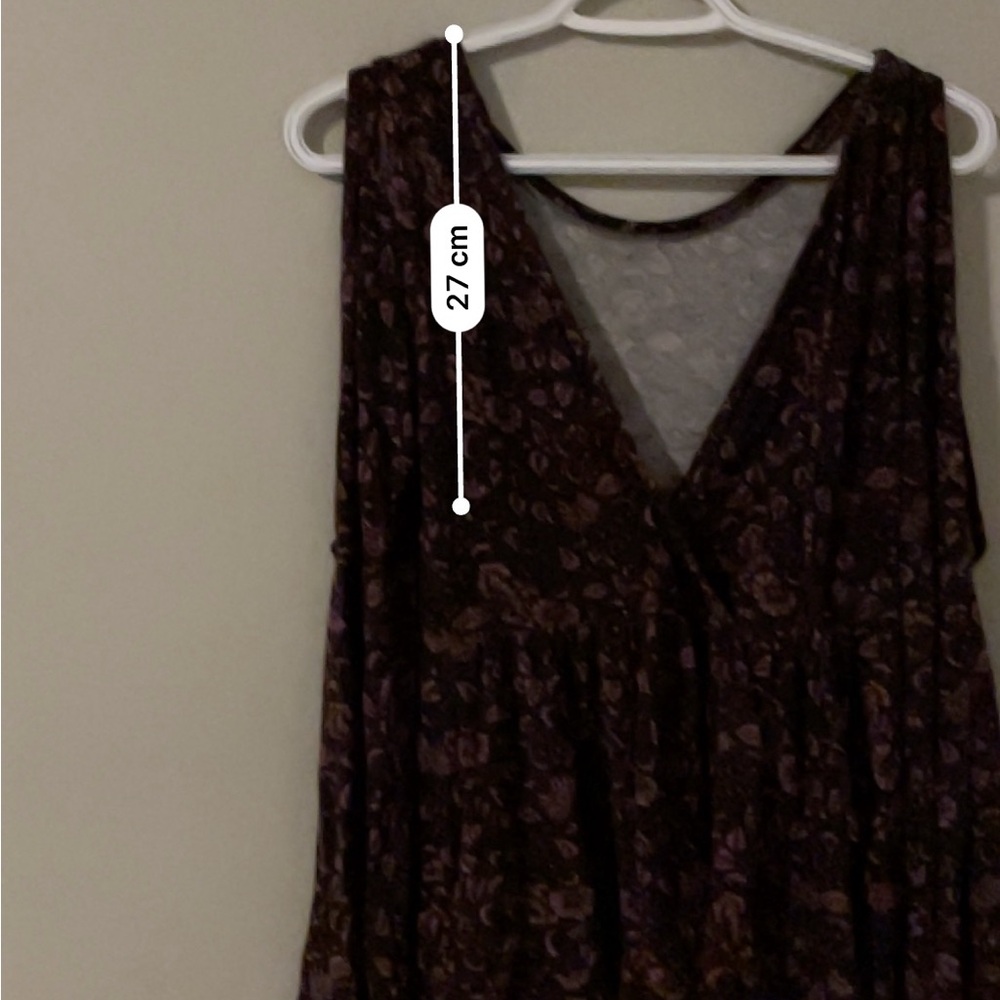 Size XS American Eagle Outfitters Purple Floral Blouse - Picture 5 of 7